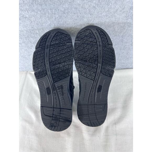 SAS Women’s sz 7 Tour Lace Up Sneaker Black Leather Diabetic Medicare Comfort - Picture 8 of 10